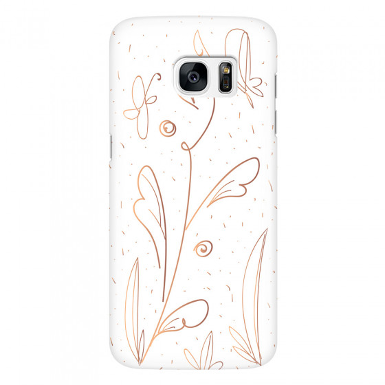 SAMSUNG - Galaxy S7 Edge - 3D Snap Case - Flowers In Style