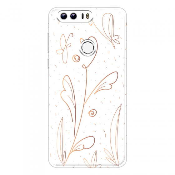 HONOR - Honor 8 - Soft Clear Case - Flowers In Style