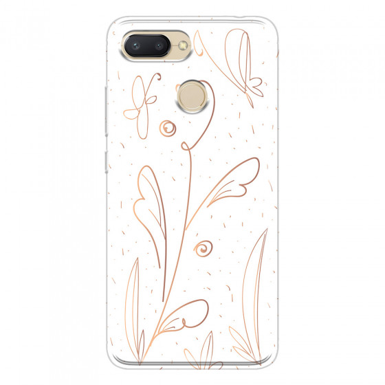 XIAOMI - Redmi 6 - Soft Clear Case - Flowers In Style