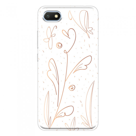XIAOMI - Redmi 6A - Soft Clear Case - Flowers In Style
