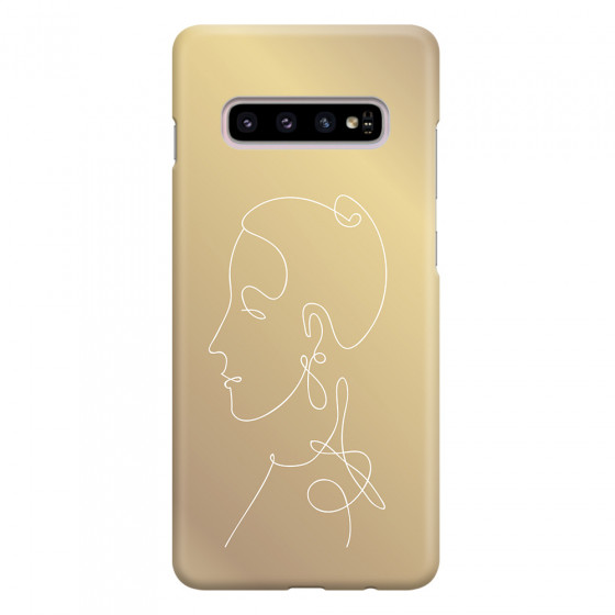 SAMSUNG - Galaxy S10 Plus - 3D Snap Case - Golden Lady