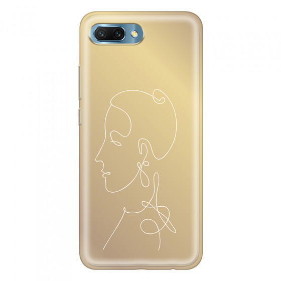 HONOR - Honor 10 - Soft Clear Case - Golden Lady
