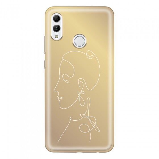 HONOR - Honor 10 Lite - Soft Clear Case - Golden Lady