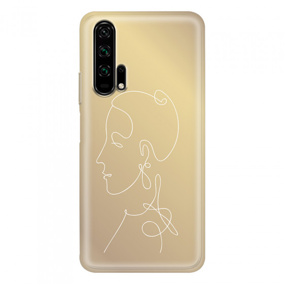 HONOR - Honor 20 Pro - Soft Clear Case - Golden Lady