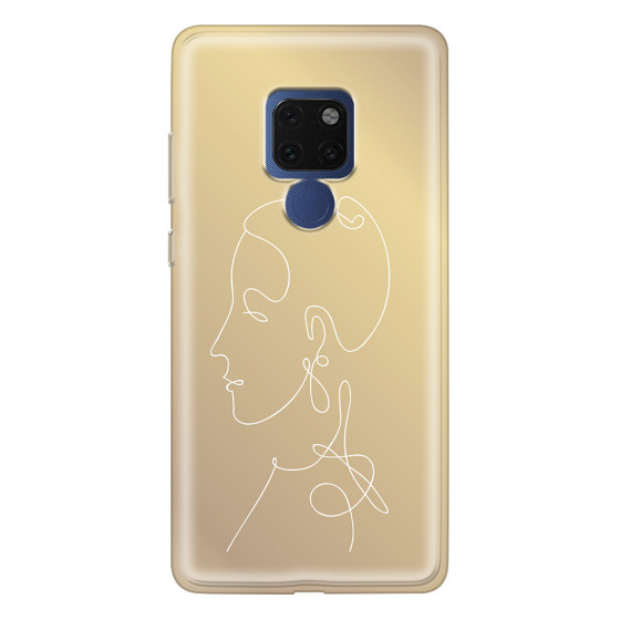 HUAWEI - Mate 20 - Soft Clear Case - Golden Lady
