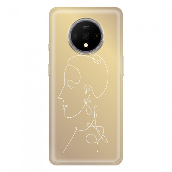 ONEPLUS - OnePlus 7T - Soft Clear Case - Golden Lady