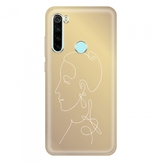 XIAOMI - Redmi Note 8 - Soft Clear Case - Golden Lady
