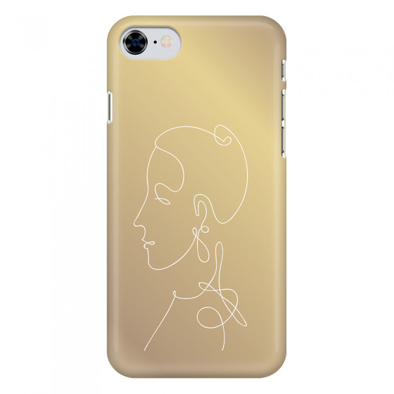 APPLE - iPhone 8 - 3D Snap Case - Golden Lady