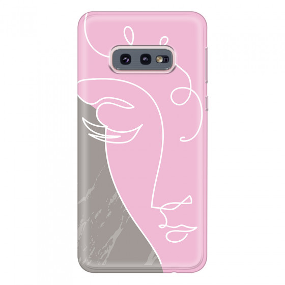 SAMSUNG - Galaxy S10e - Soft Clear Case - Miss Pink