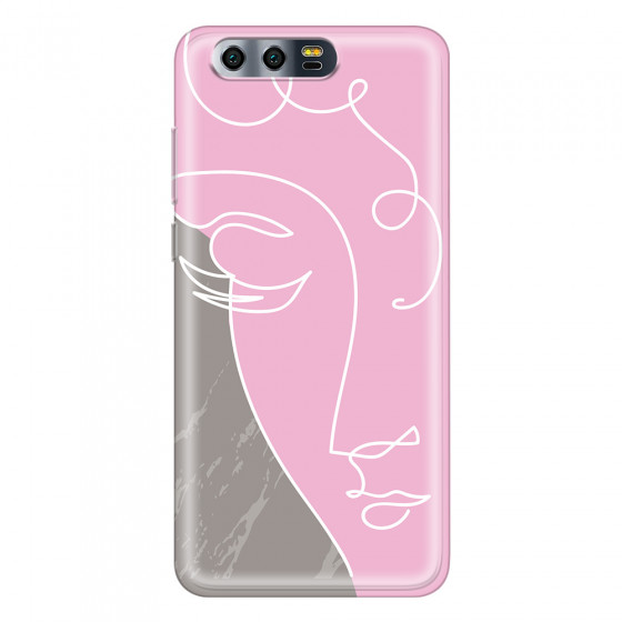 HONOR - Honor 9 - Soft Clear Case - Miss Pink