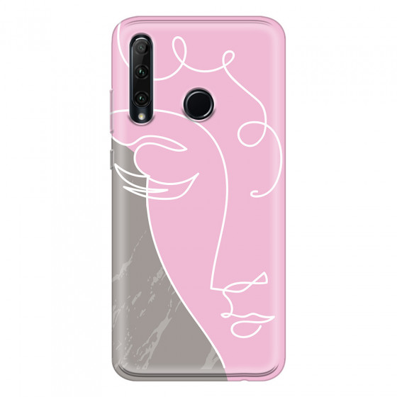 HONOR - Honor 20 lite - Soft Clear Case - Miss Pink