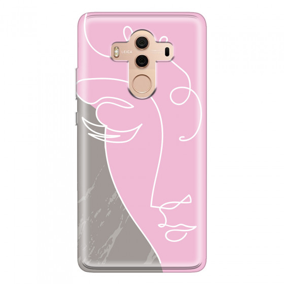 HUAWEI - Mate 10 Pro - Soft Clear Case - Miss Pink