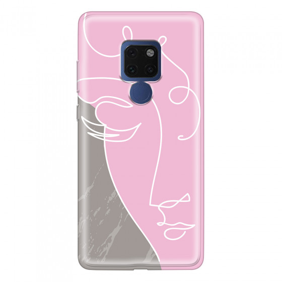 HUAWEI - Mate 20 - Soft Clear Case - Miss Pink