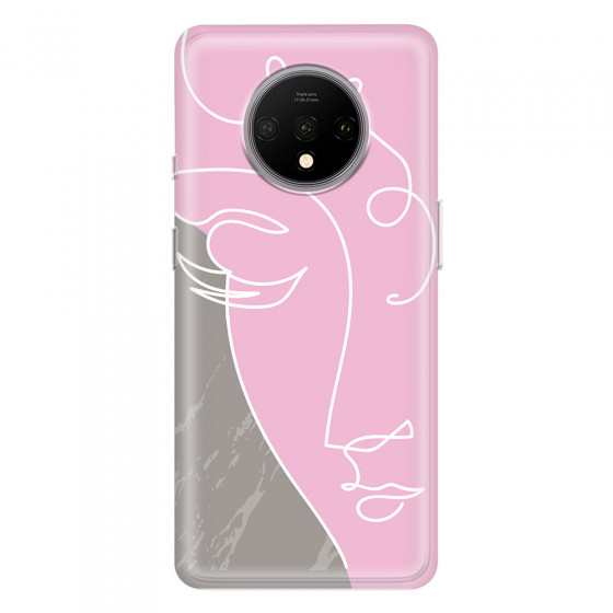 ONEPLUS - OnePlus 7T - Soft Clear Case - Miss Pink