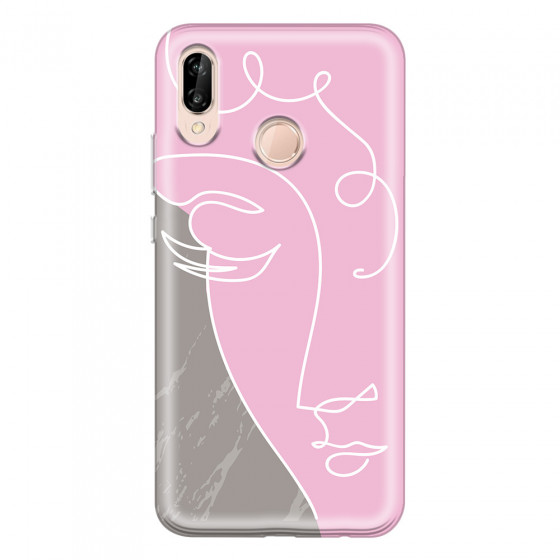 HUAWEI - P20 Lite - Soft Clear Case - Miss Pink