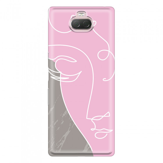 SONY - Sony Xperia 10 Plus - Soft Clear Case - Miss Pink