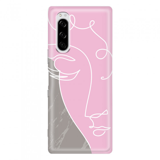 SONY - Sony Xperia 5 - Soft Clear Case - Miss Pink