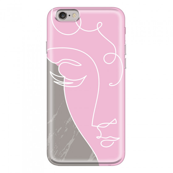 APPLE - iPhone 6S - Soft Clear Case - Miss Pink