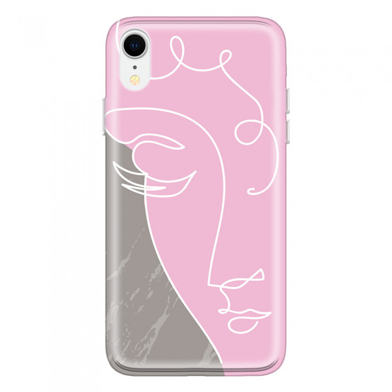 APPLE - iPhone XR - Soft Clear Case - Miss Pink