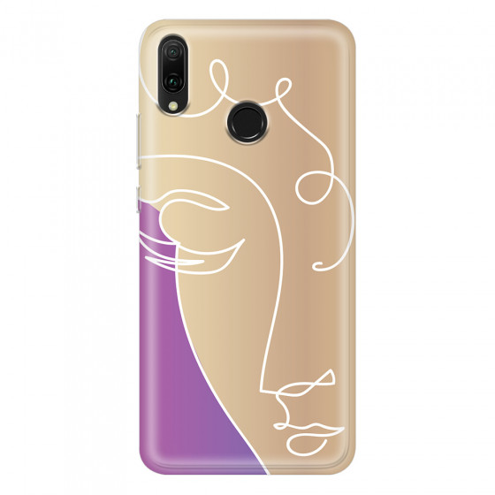 HUAWEI - Y9 2019 - Soft Clear Case - Miss Rose Gold