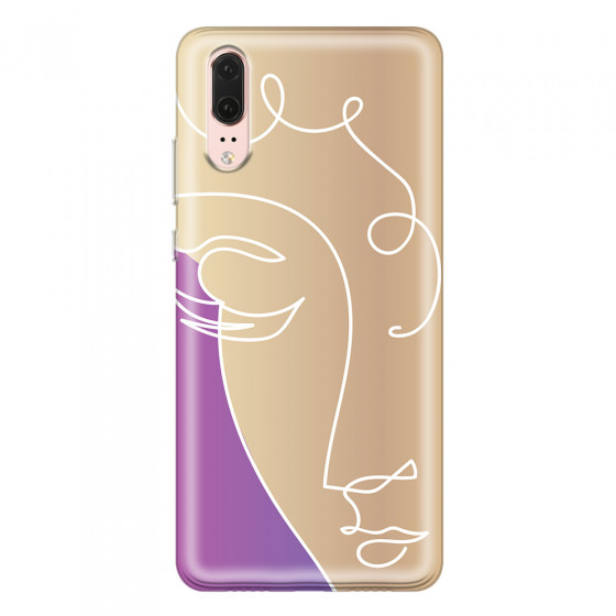 HUAWEI - P20 - Soft Clear Case - Miss Rose Gold