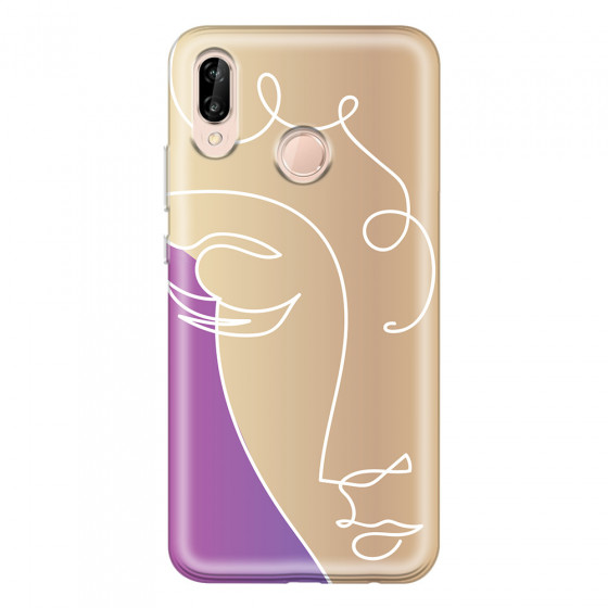 HUAWEI - P20 Lite - Soft Clear Case - Miss Rose Gold