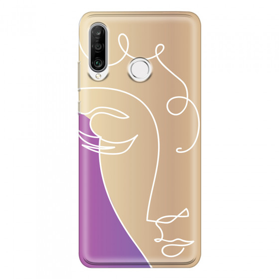 HUAWEI - P30 Lite - Soft Clear Case - Miss Rose Gold