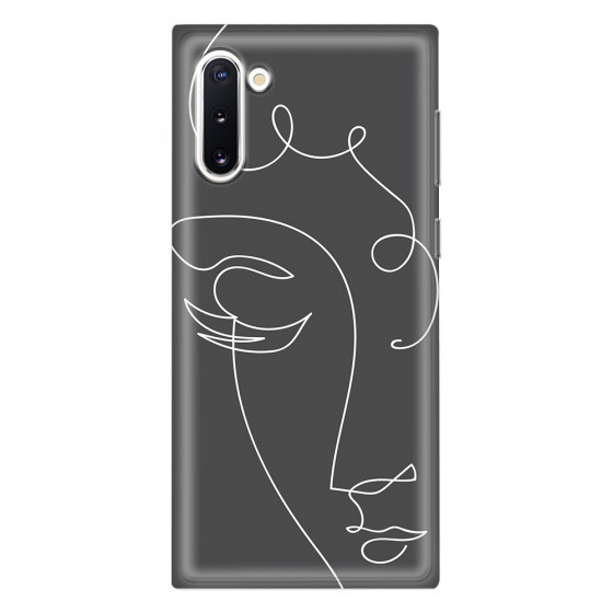 SAMSUNG - Galaxy Note 10 - Soft Clear Case - Light Portrait in Picasso Style
