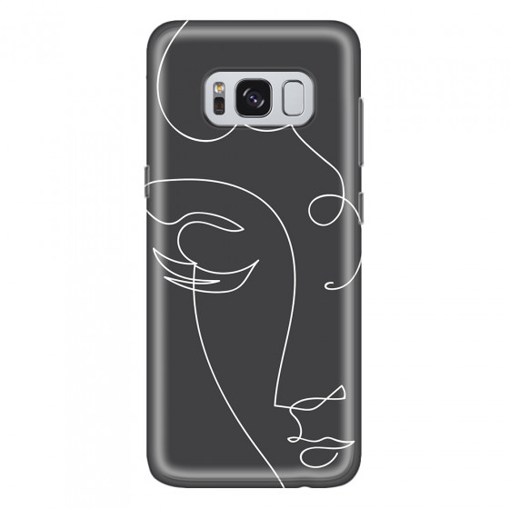SAMSUNG - Galaxy S8 - Soft Clear Case - Light Portrait in Picasso Style