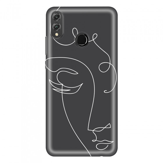 HONOR - Honor 8X - Soft Clear Case - Light Portrait in Picasso Style