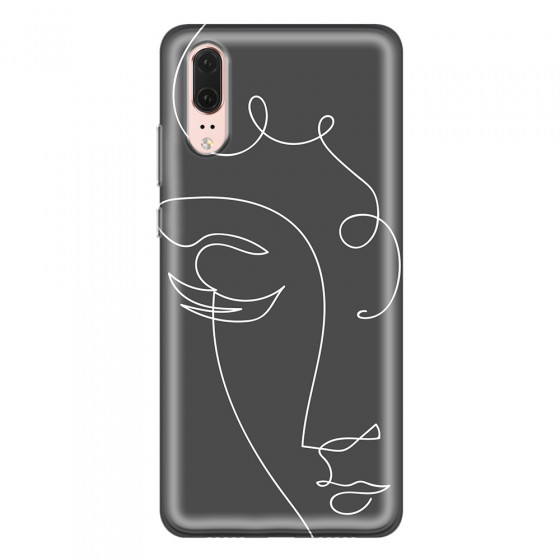 HUAWEI - P20 - Soft Clear Case - Light Portrait in Picasso Style