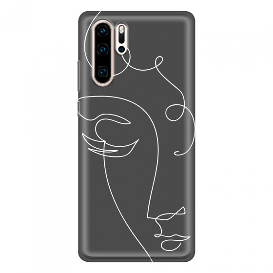 HUAWEI - P30 Pro - Soft Clear Case - Light Portrait in Picasso Style