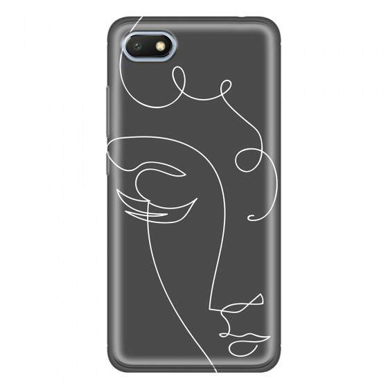 XIAOMI - Redmi 6A - Soft Clear Case - Light Portrait in Picasso Style