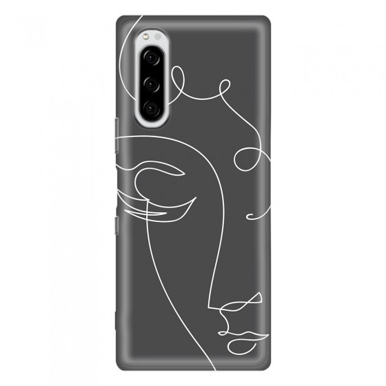 SONY - Sony Xperia 5 - Soft Clear Case - Light Portrait in Picasso Style