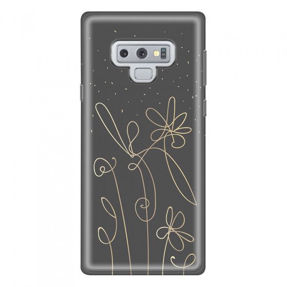 SAMSUNG - Galaxy Note 9 - Soft Clear Case - Midnight Flowers
