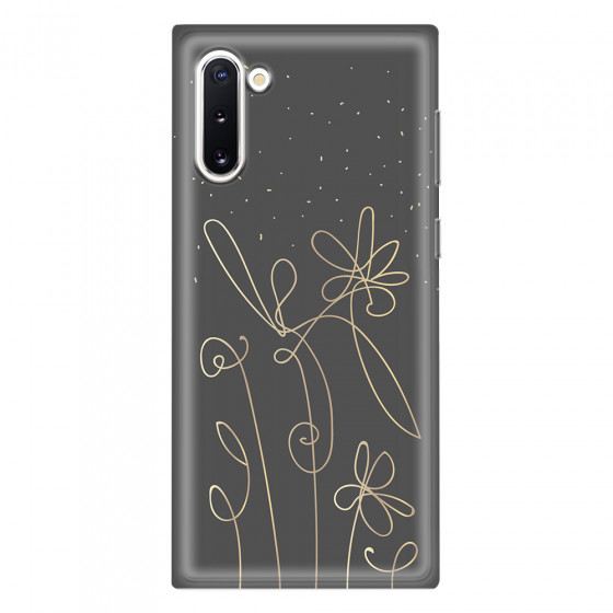 SAMSUNG - Galaxy Note 10 - Soft Clear Case - Midnight Flowers