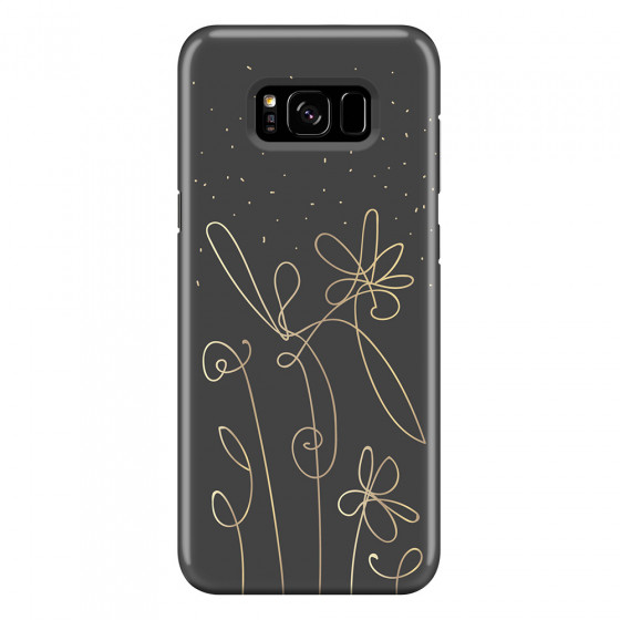 SAMSUNG - Galaxy S8 Plus - 3D Snap Case - Midnight Flowers