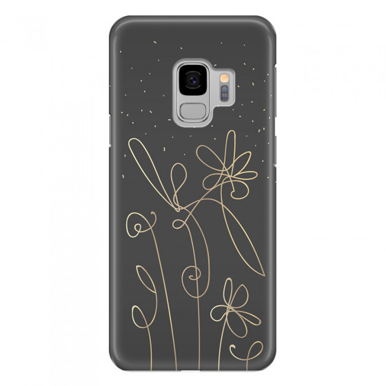 SAMSUNG - Galaxy S9 - 3D Snap Case - Midnight Flowers