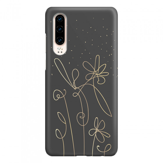 HUAWEI - P30 - 3D Snap Case - Midnight Flowers