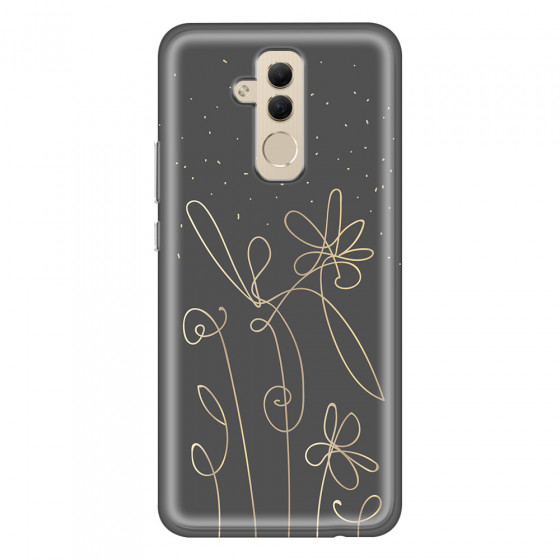 HUAWEI - Mate 20 Lite - Soft Clear Case - Midnight Flowers