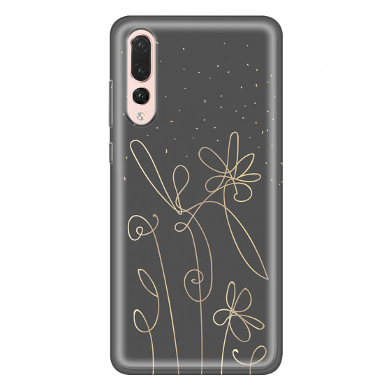 HUAWEI - P20 Pro - Soft Clear Case - Midnight Flowers