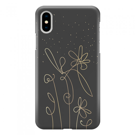 APPLE - iPhone X - 3D Snap Case - Midnight Flowers