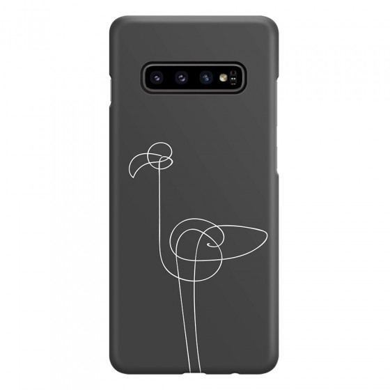 SAMSUNG - Galaxy S10 - 3D Snap Case - Flamingo Drawing