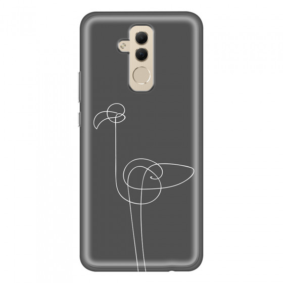 HUAWEI - Mate 20 Lite - Soft Clear Case - Flamingo Drawing