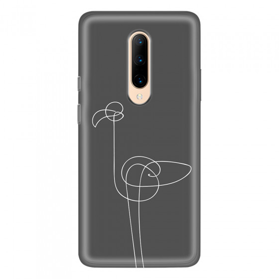 ONEPLUS - OnePlus 7 Pro - Soft Clear Case - Flamingo Drawing