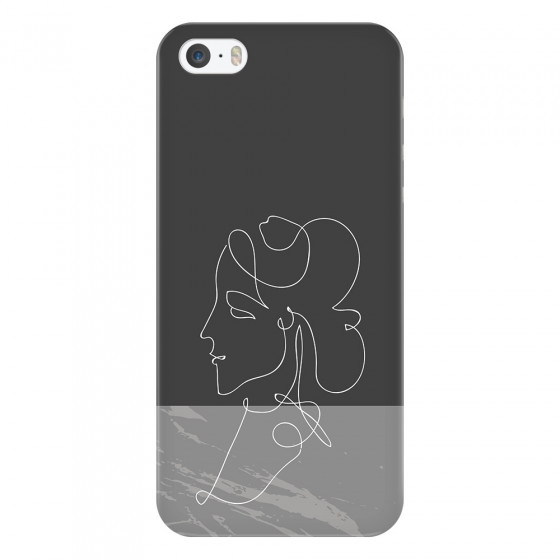 APPLE - iPhone 5S/SE - 3D Snap Case - Miss Marble