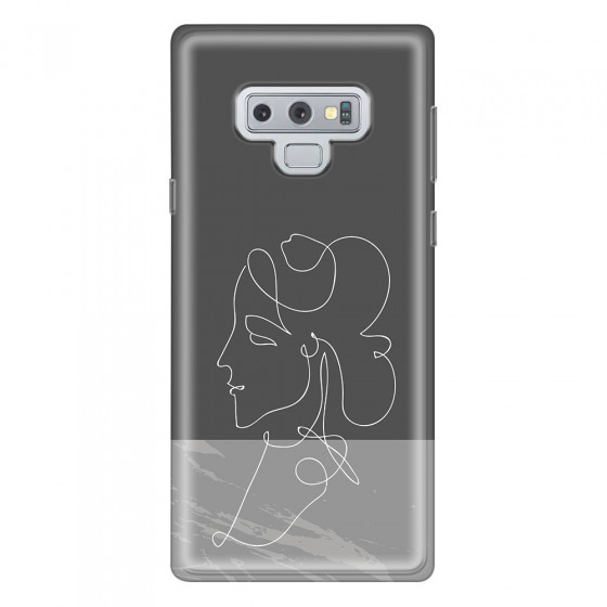 SAMSUNG - Galaxy Note 9 - Soft Clear Case - Miss Marble
