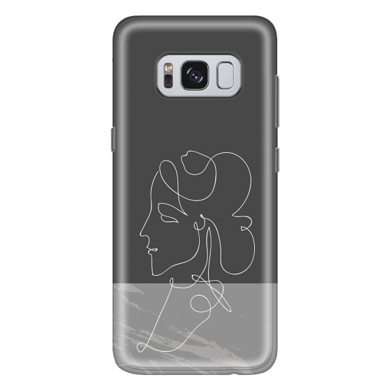SAMSUNG - Galaxy S8 - Soft Clear Case - Miss Marble
