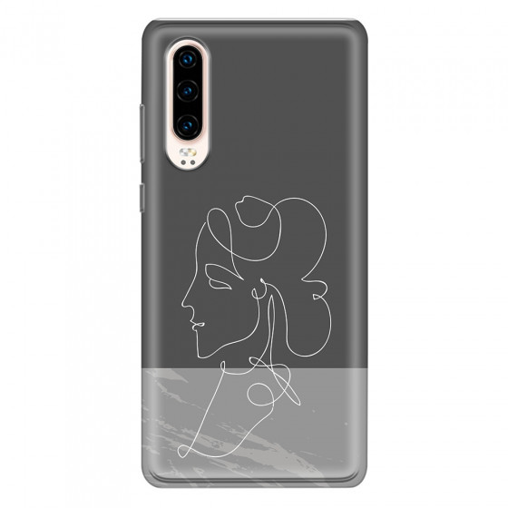 HUAWEI - P30 - Soft Clear Case - Miss Marble