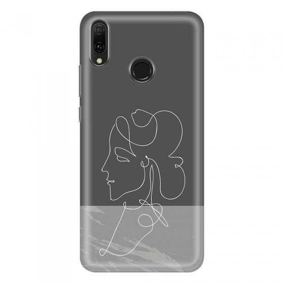 HUAWEI - Y9 2019 - Soft Clear Case - Miss Marble